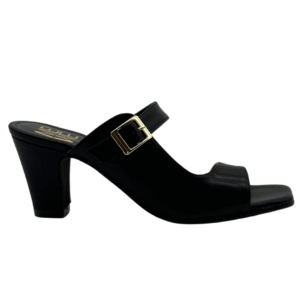 MW 10B I Mewe Women Heel Open Toe Strap Black